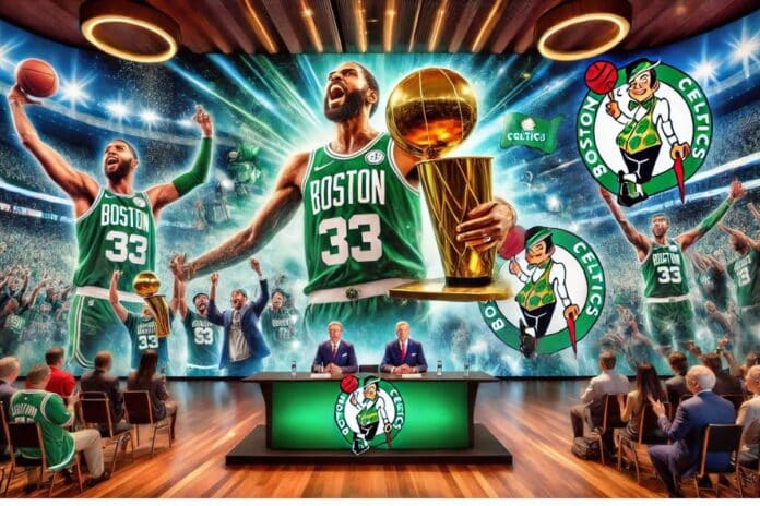 The Boston Celtics' historic championship win and the owners' announcement to sell the team