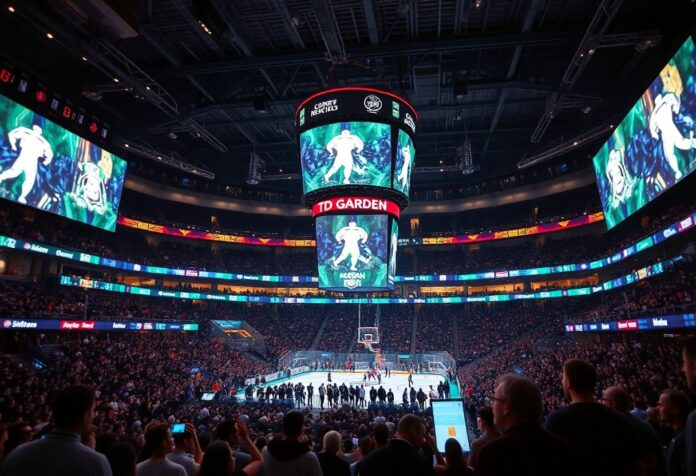 technological-innovations-at-td-garden a crowd of people in a stadium